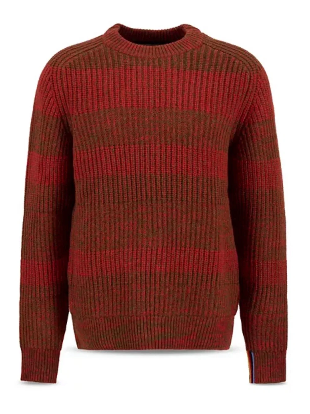 Barbour x Paul Smith Saddle Crewneck Sweater - Rosette Red